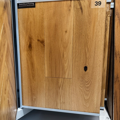 Kensington Solid Wood Oak Natural Brushed Oiled